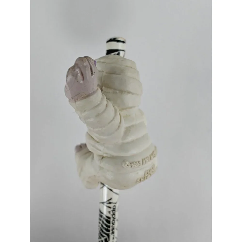 Vintage Applause Pencil Mummy Topper 1989 Taiwan Halloween Black White No. 2